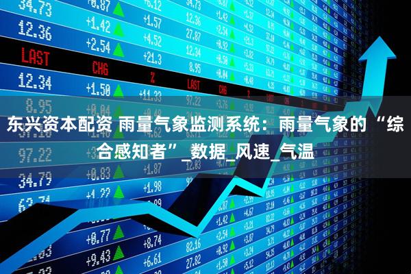 东兴资本配资 雨量气象监测系统：雨量气象的 “综合感知者”_数据_风速_气温